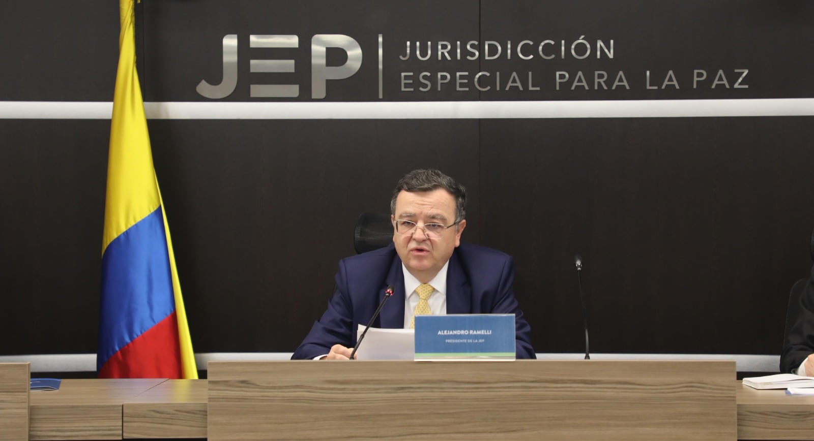 Magistrado Alejandro Ramelli, presidente de la JEP. Foto Juan Camilo Velandia | JEP
