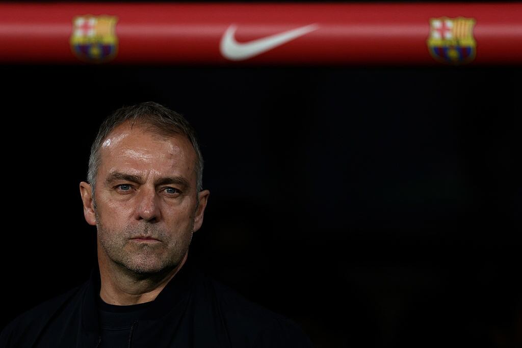 Entrenador Hansi Flick del FC Barcelona (Photo by Maria Gracia Jimenez/Soccrates/Getty Images)