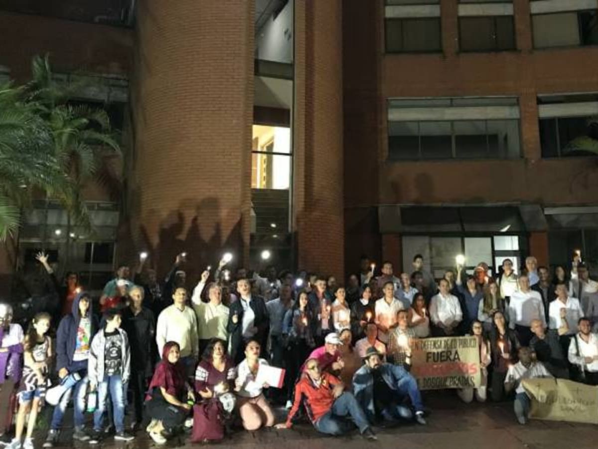 Biquebradenses protestaron por actos de corrupción en la Alcaldía