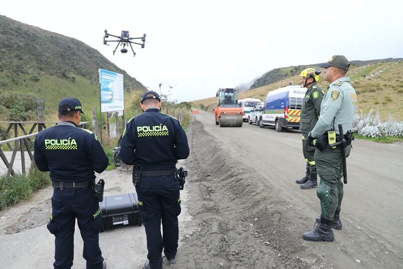 Fotografía suministrada por la Policía Metropolitana de Manizales