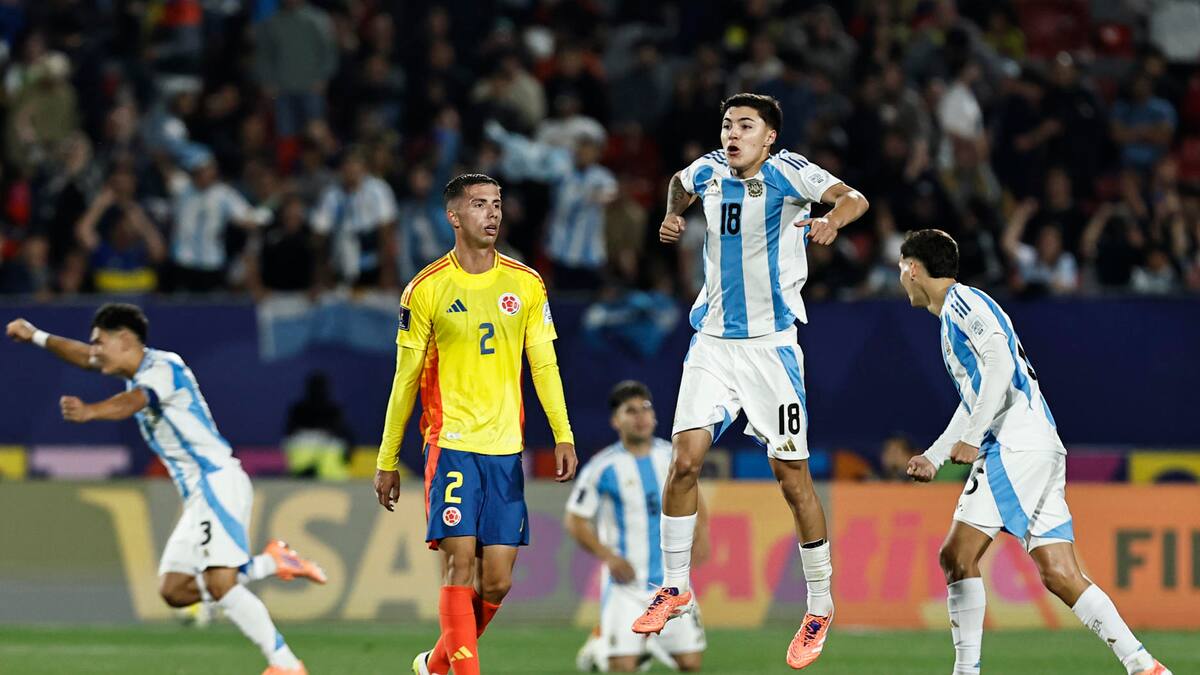 ¿Burla a Colombia? Polémica celebración de Argentina Sub-20 tras avanzar a la final del Mundial