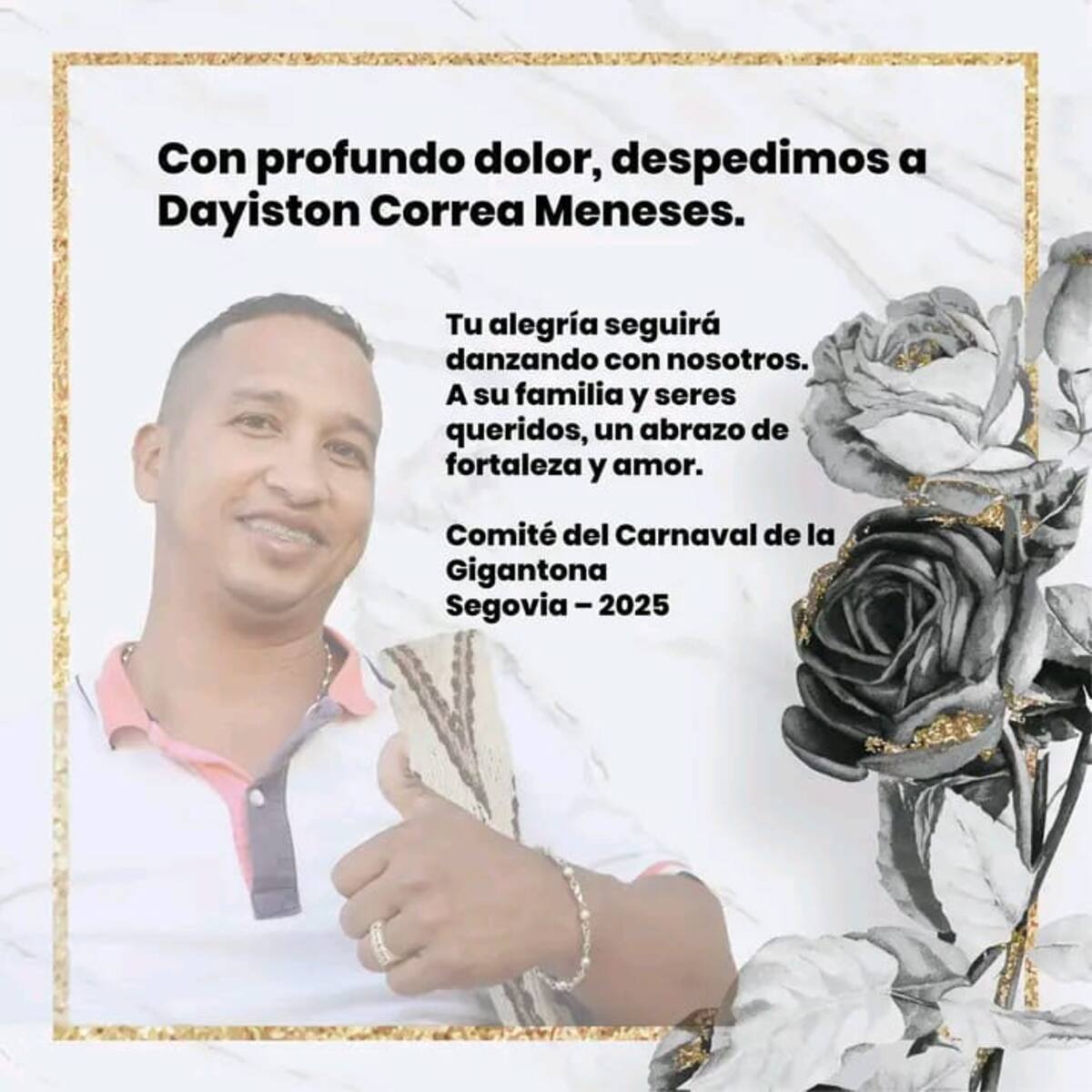 La Fundación Sumapaz denunció el asesinato de un líder cultural de Segovia, Antioquia