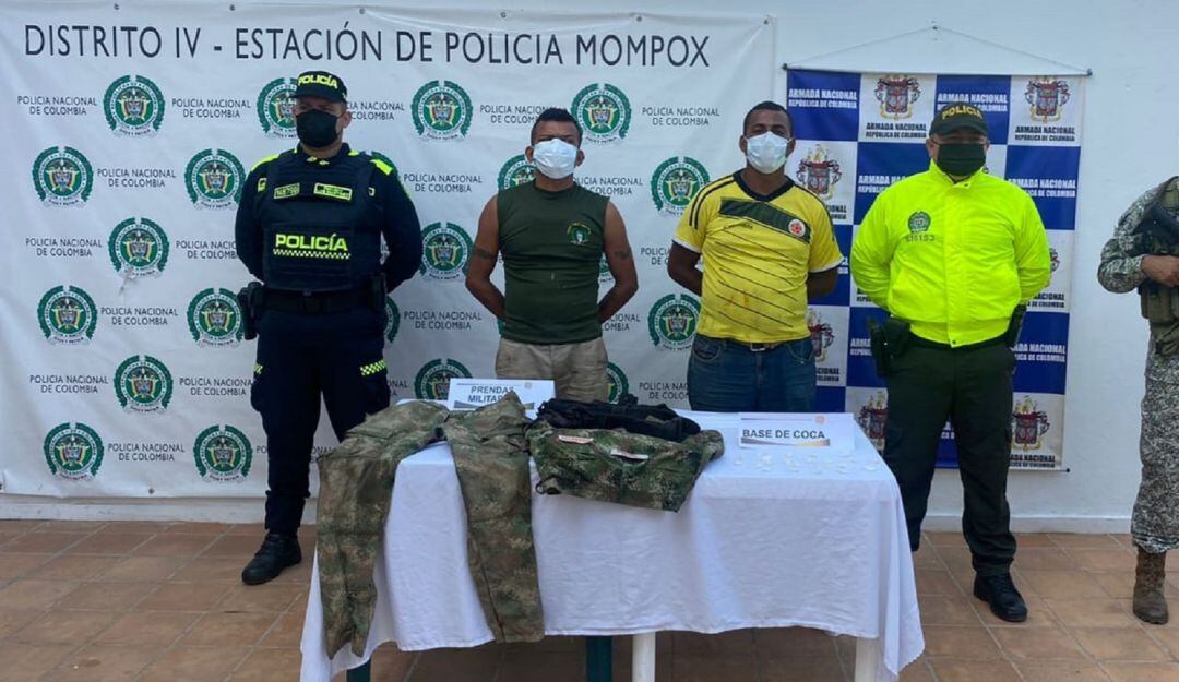 Según la Policía, este sujeto y alias ‘El Negro’ serían los presuntos responsables del robo a una vivienda en zona rural de Mompox