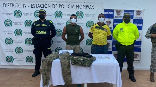 Según la Policía, este sujeto y alias ‘El Negro’ serían los presuntos responsables del robo a una vivienda en zona rural de Mompox