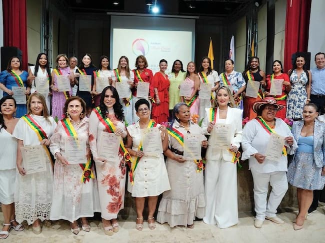 Mujeres que fueron exaltadas. // Cortesía