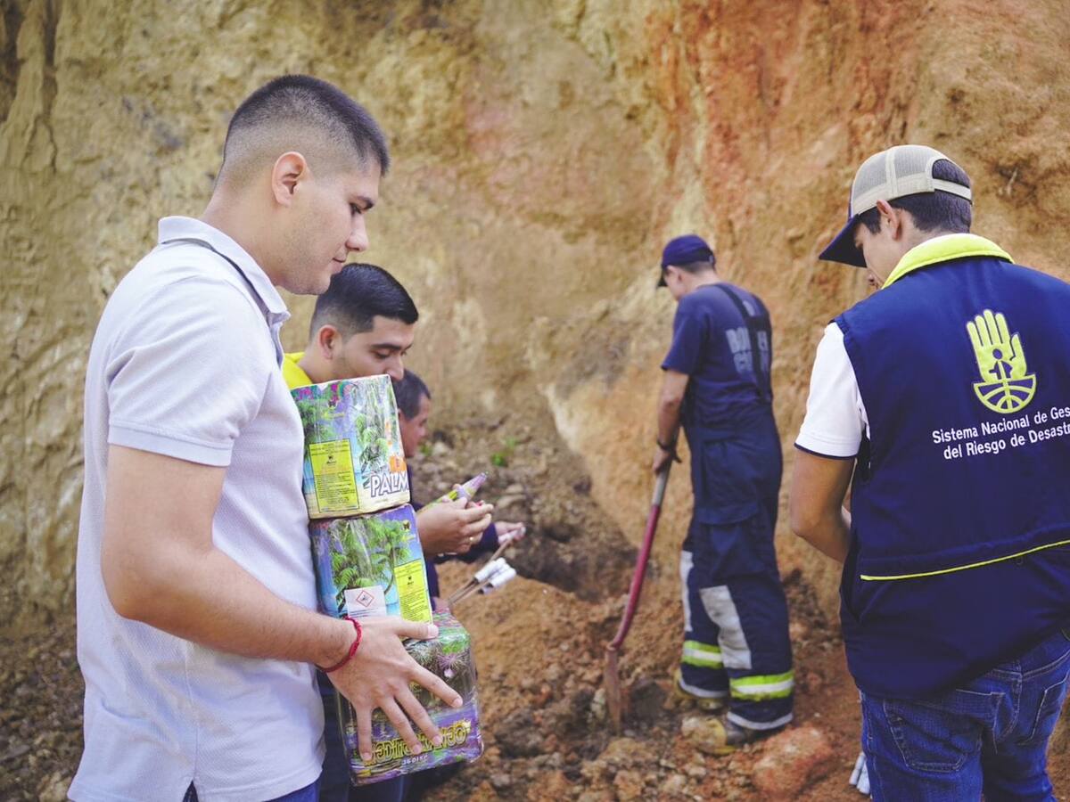 Municipios adelantan labores de control a la venta y quema de pólvora