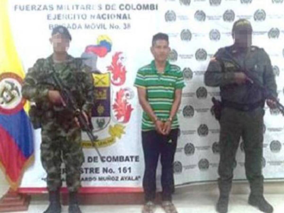 A la cárcel el presunto jefe de finanzas del frente Cacique Calarcá del ELN