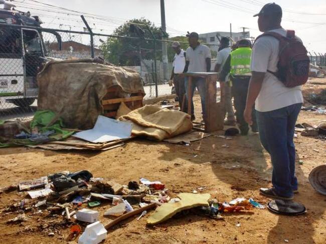 Intensifican operativos de recuperación de espacio público en Cartagena