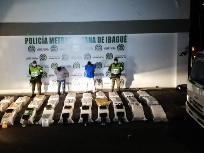 Cayó cargamento de droga en el Tolima