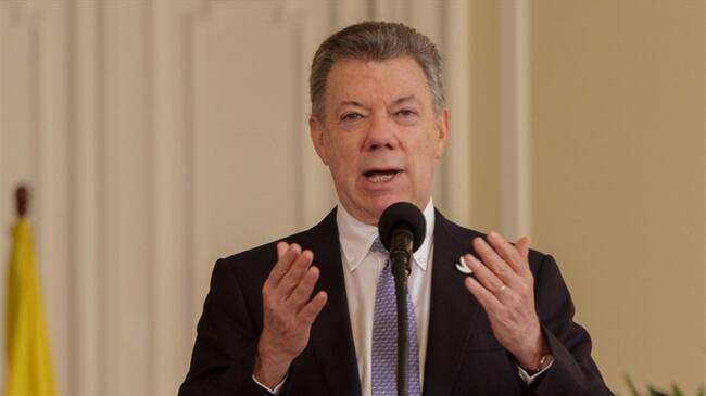 Juan Manuel Santos . Foto: Colprensa - Diego Pineda