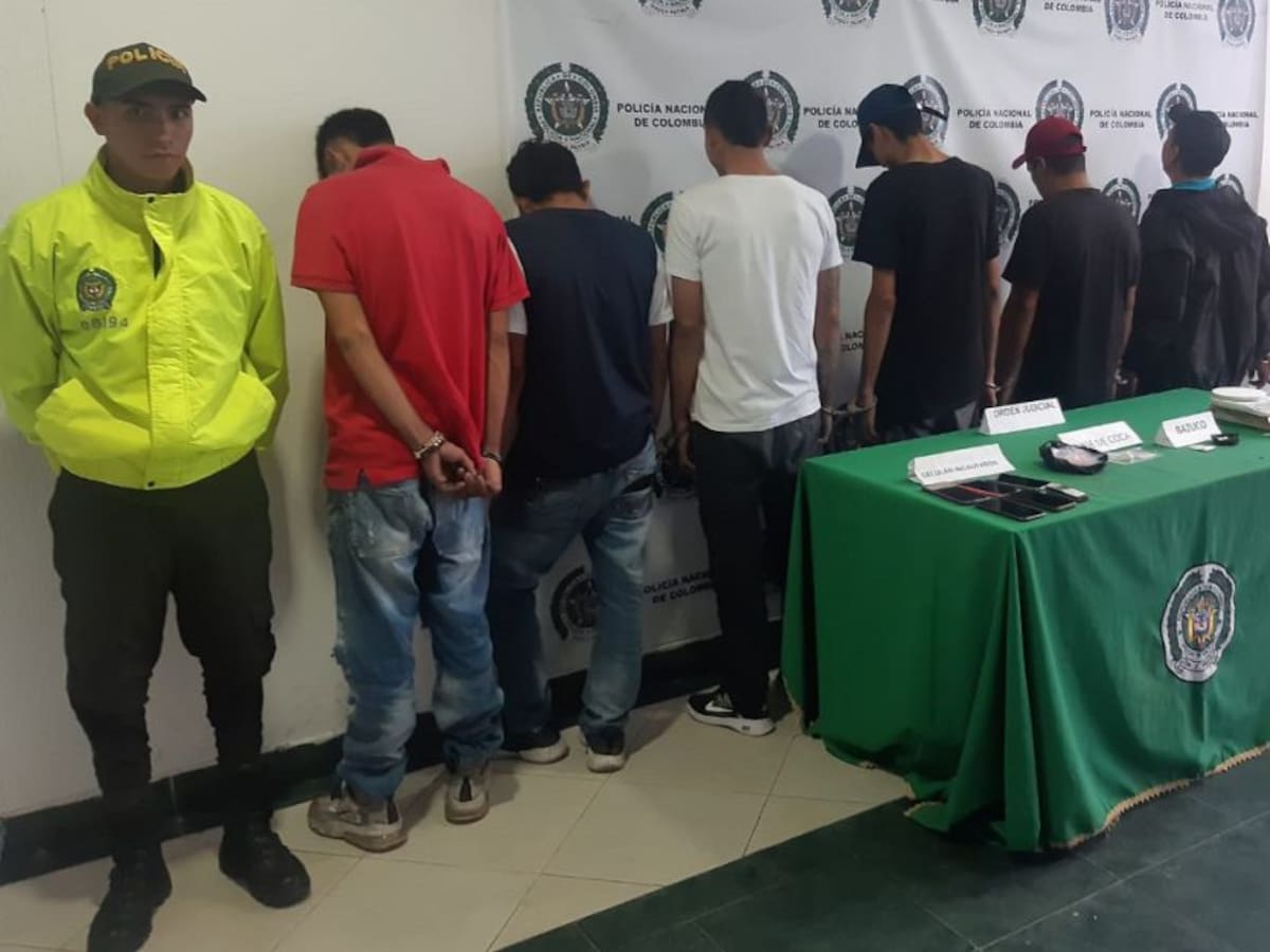 Por microtráfico fueron capturados "Los Galeros" en Chinchiná