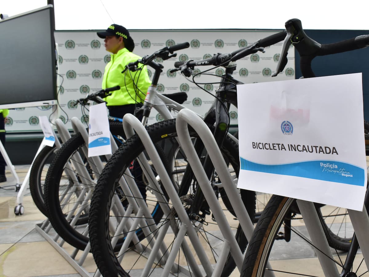 Capturan en Bogotá a seis integrantes de una red de robo de bicicletas