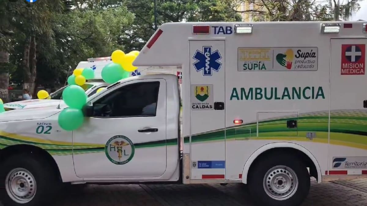 Nuevas ambulancias para el Hospital San Lorenzo de Supía