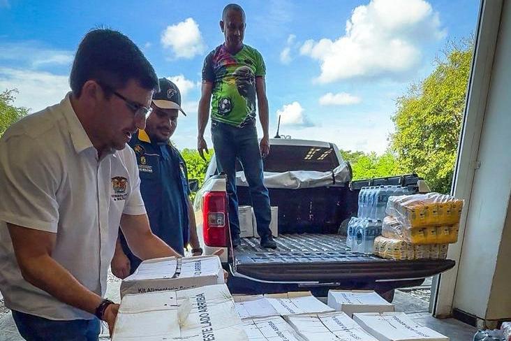 Misión humanitaria de la Gobernación de Bolívar garantiza ayudas para Montecristo y Arenal del Sur