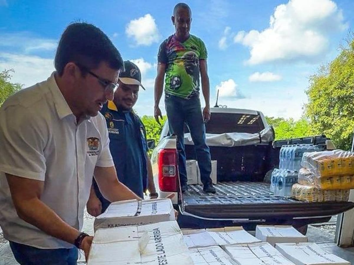 Misión humanitaria de la Gobernación de Bolívar garantiza ayudas para Montecristo y Arenal del Sur