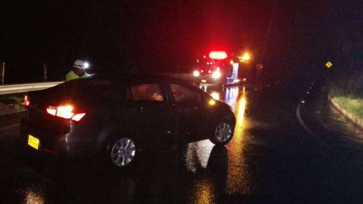 Dos personas resultaron lesionadas en accidente de tránsito