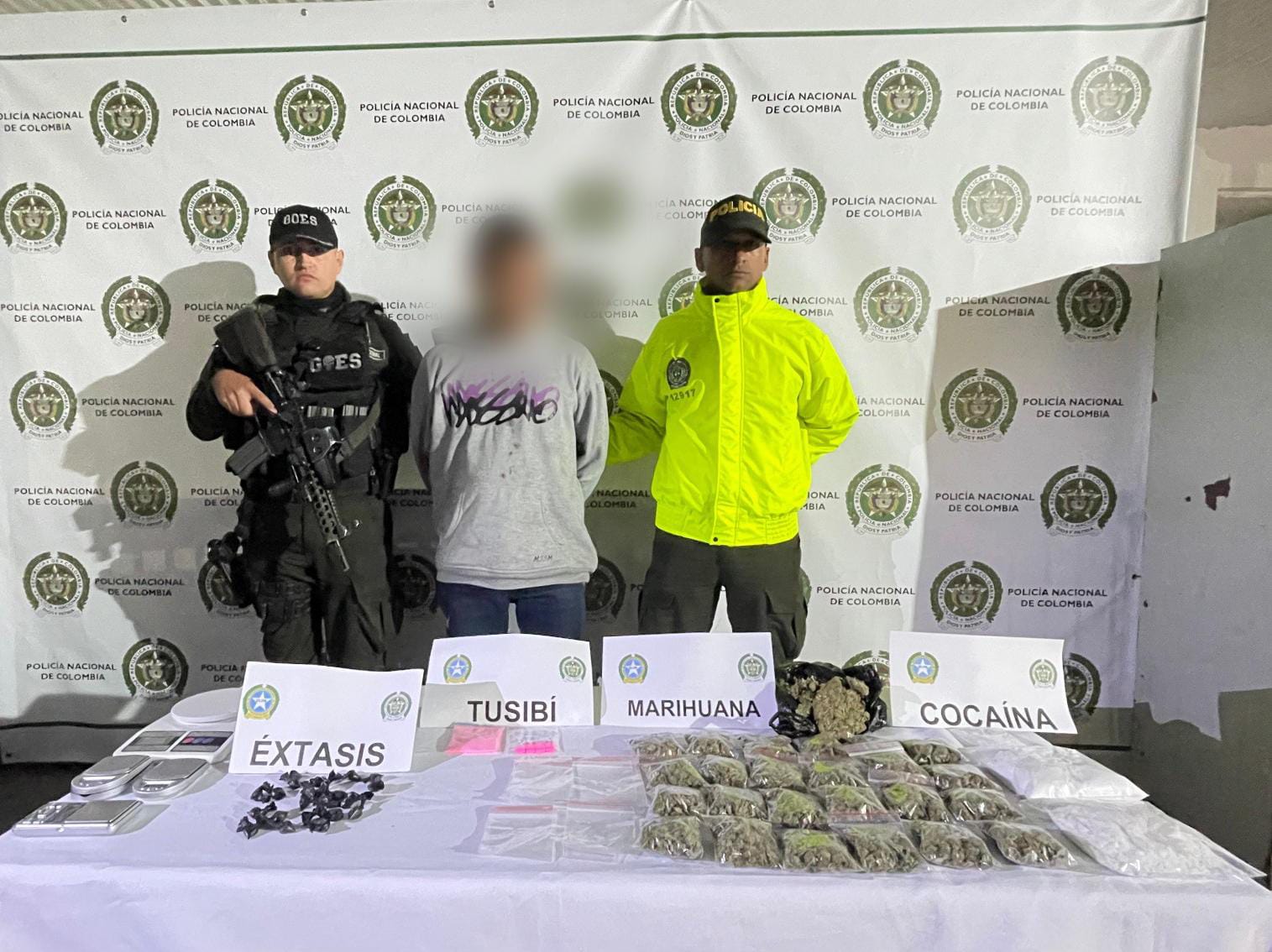 Fotografía suministrada: Policía de Risaralda