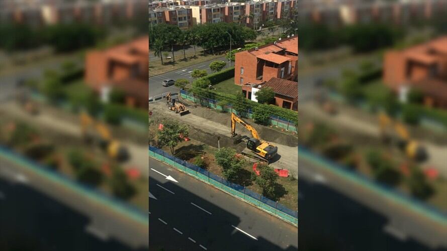 Podrían suspender construcción de la Terminal Sur del MIO en Cali. Foto: Cortesía Ricardo Rincón