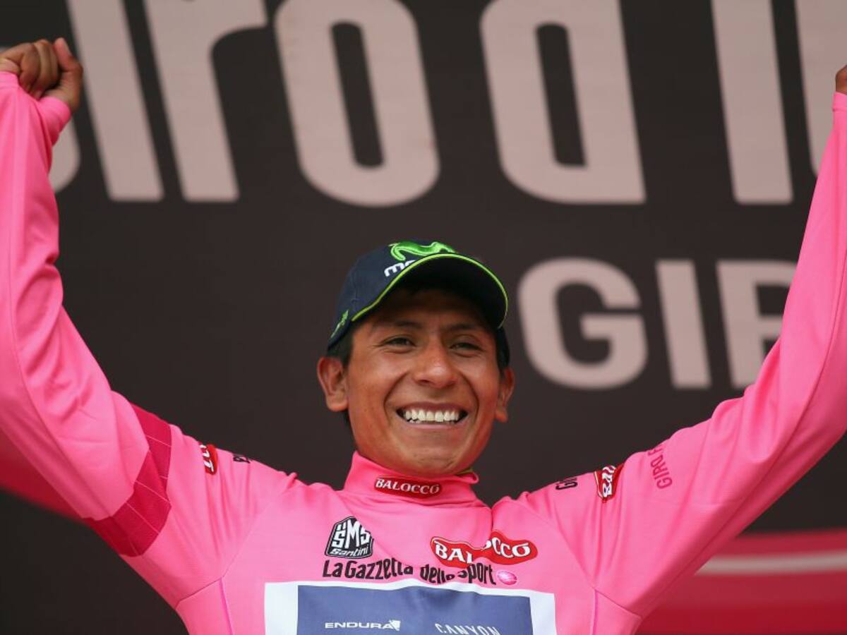 Nairo sorteará la camiseta con la que ganó el Giro para donar mercados
