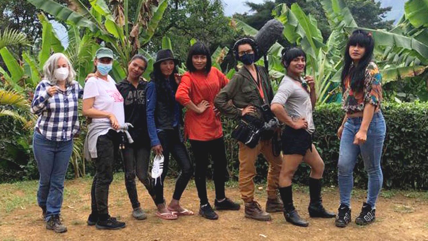 Protagonistas del largometraje documental ‘Wërapara, chicas trans’ de Claudia Fisher / Producción de la película