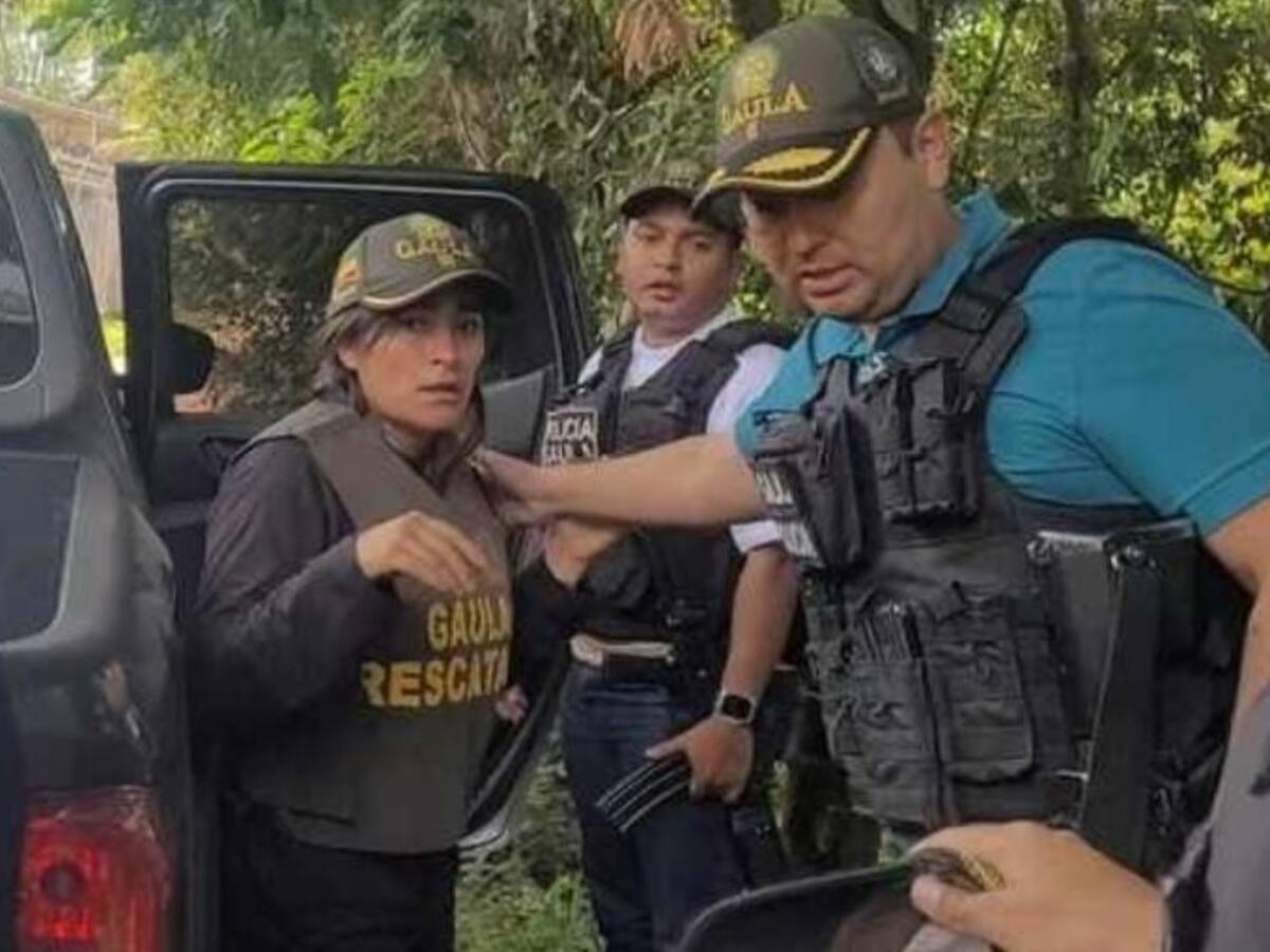 Gaula de la Policía rescató economista secuestrada en el norte del Cauca