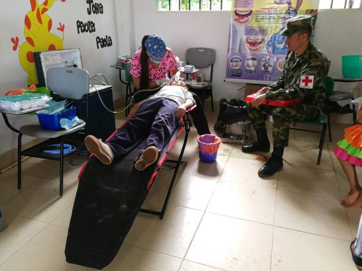 500 personas en Simití Bolívar, beneficiadas con jornada del Ejército