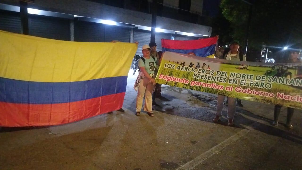 Arroceros mantienen paro indefinido en Norte de Santander. / Foto: Cortesía.