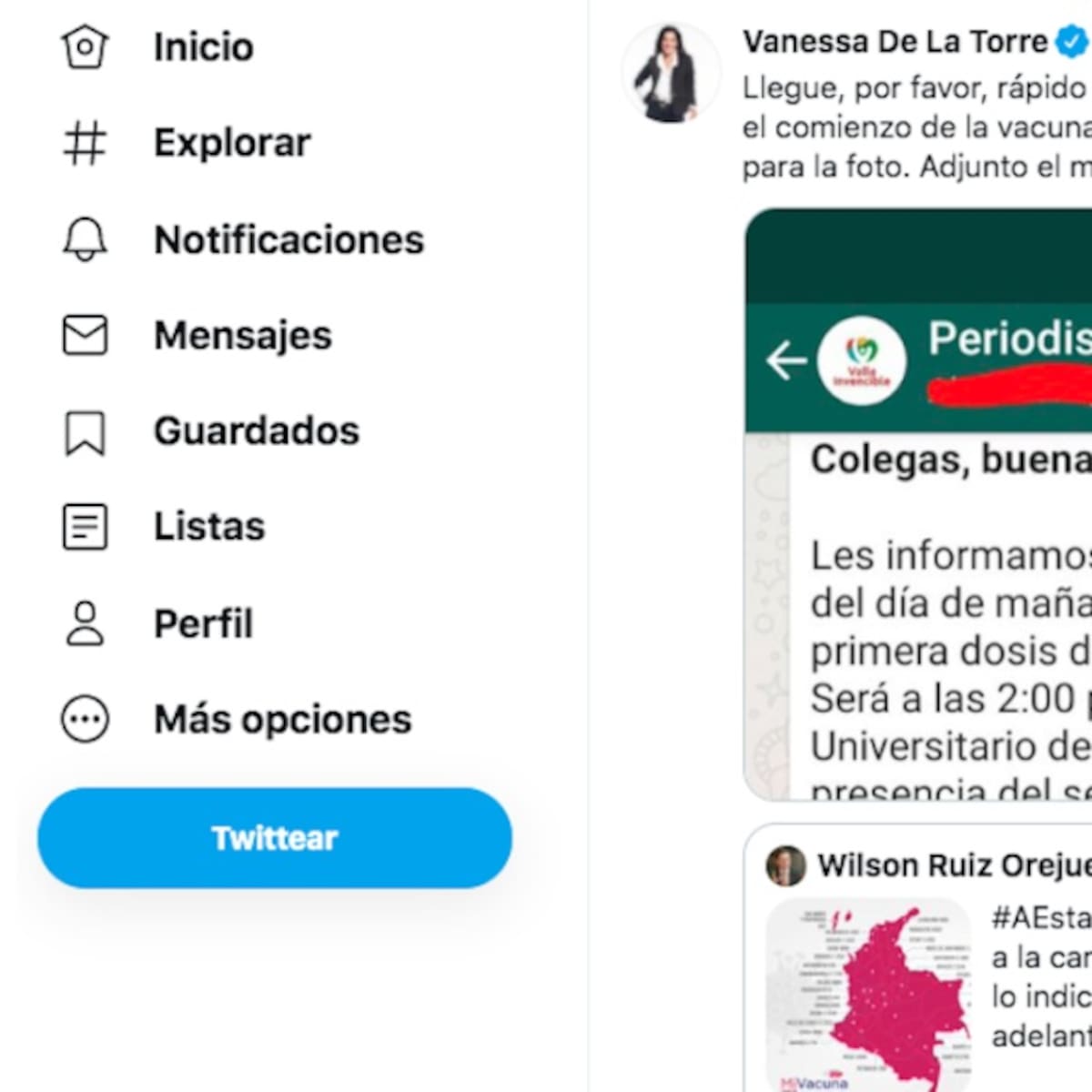 Se aplaza primera vacuna en Cali hasta llegada de MinJusticia