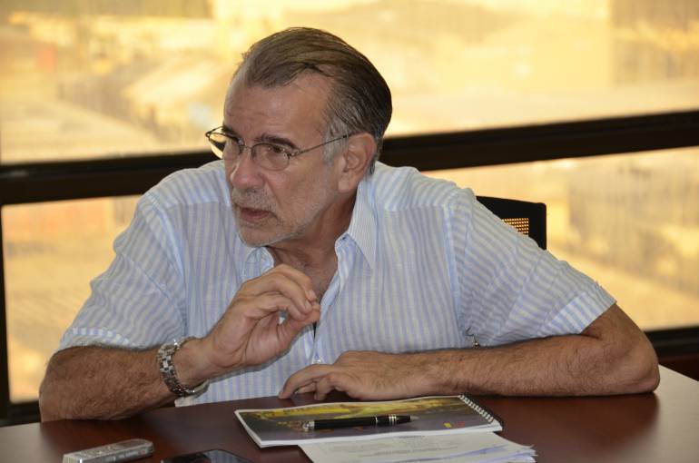 Eduardo Verano, gobernador del Atlántico.