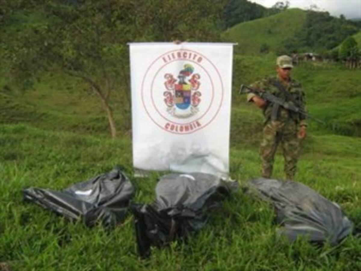 Mueren tres guerrilleros en combates en el Meta