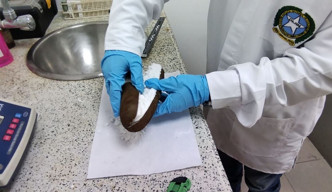 Incautación de base de coca 