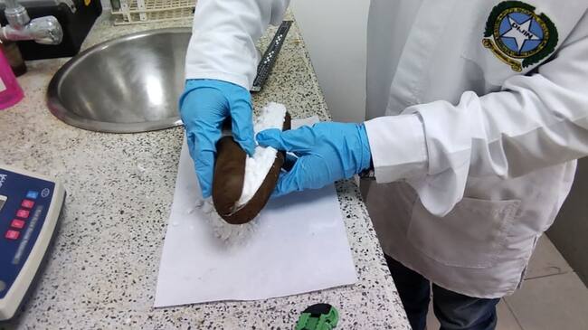 Incautación de base de coca