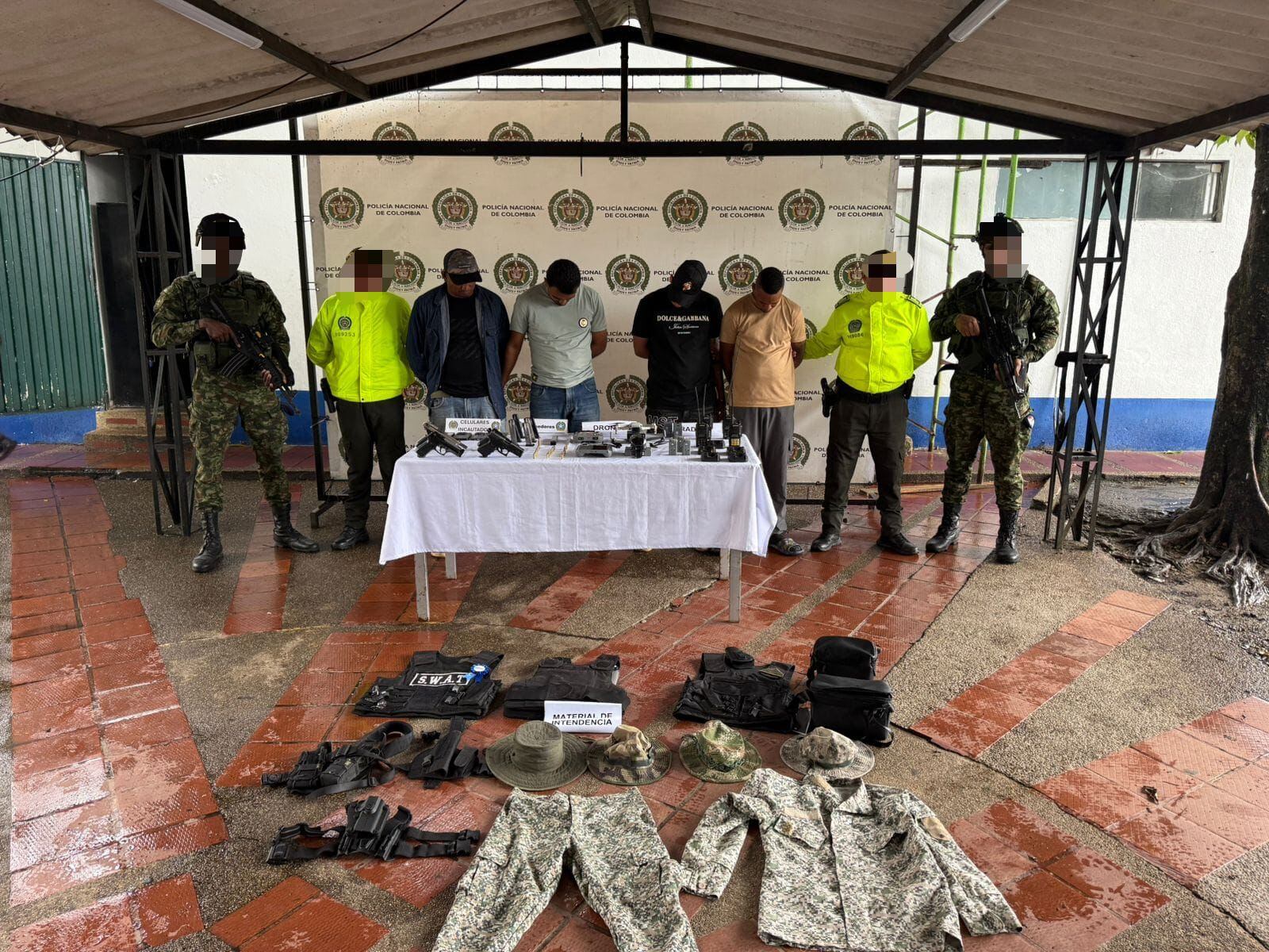 Capturan a miembros del Clan del Golfo vinculados a extorsiones y homicidios en Villavicencio. (Foto: Ejército Nacional) 