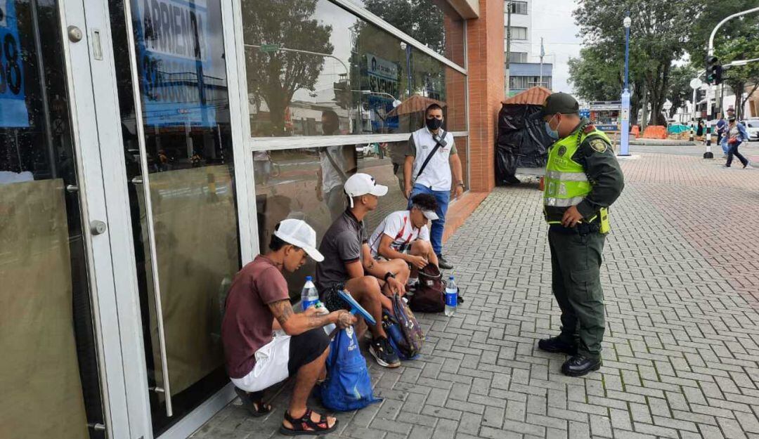 Operativos en semáforos de Pereira