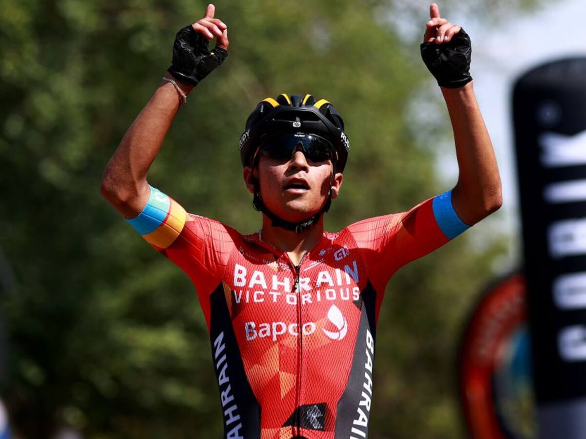 Santiago Buitrago, victoria y liderato en inicio de la Vuelta a Burgos