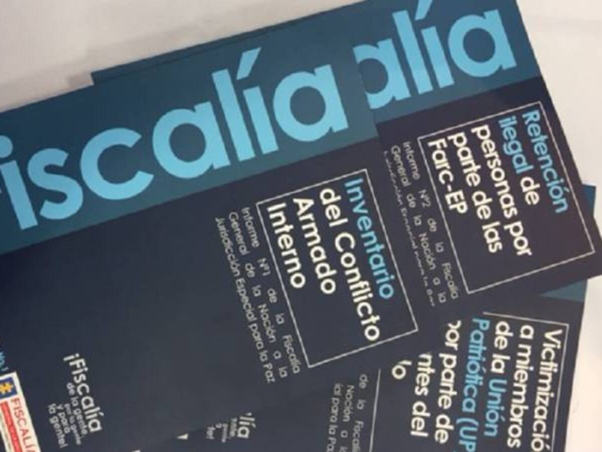 Fiscalía entregó los primeros informes a la JEP
