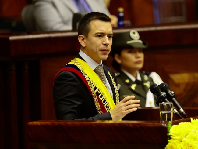Daniel Noboa, presidente de Ecuador. Foto: Getty Images.