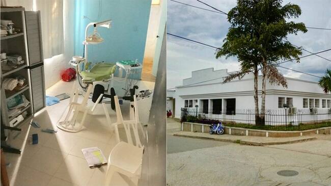 Hospitales de Clemencia (der) y San Juan Nepomuceno. Foto: Prensa Gobernación de Bolívar