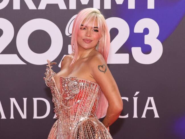 Karol G durante los Latin Grammy 2023 // Getty Images