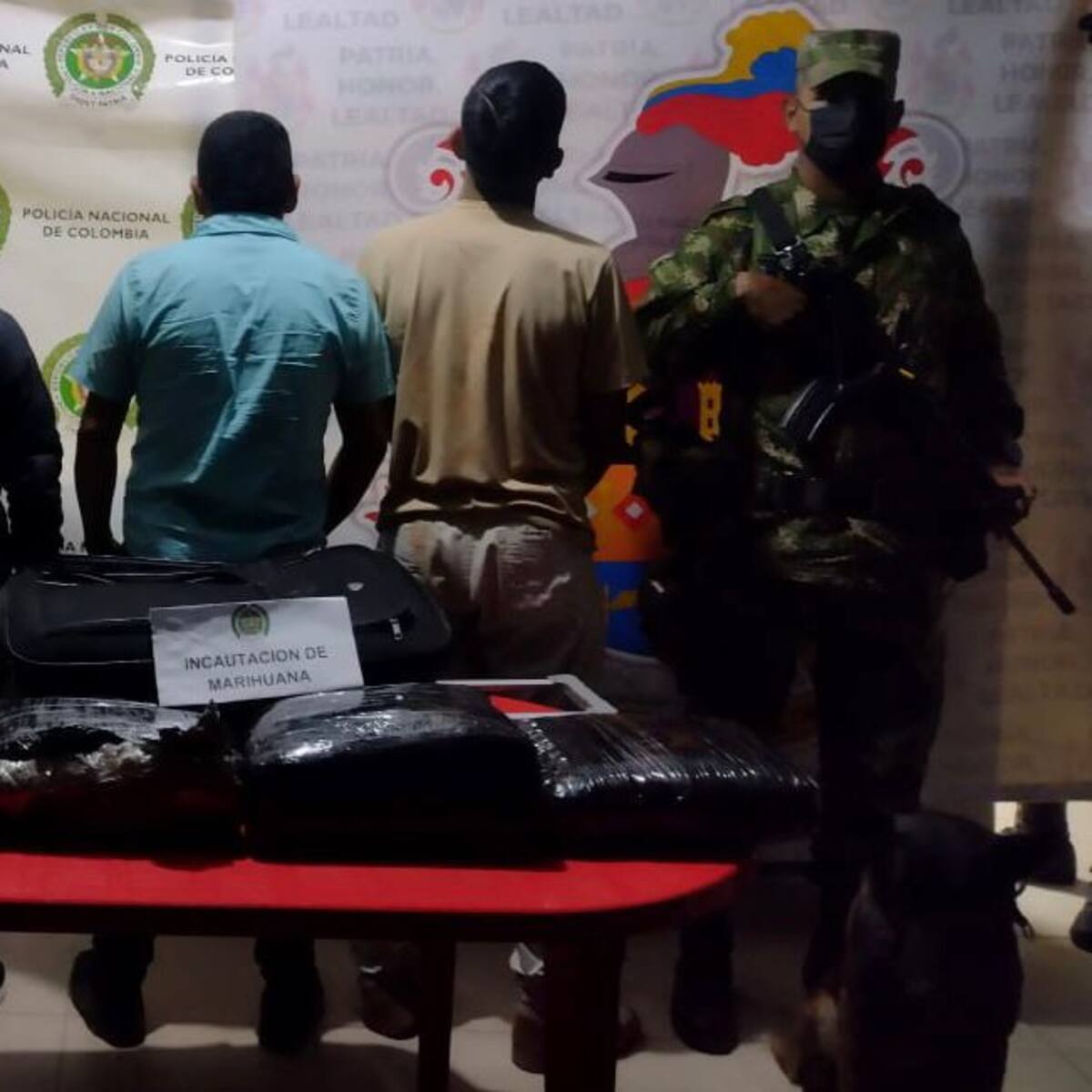 Ejército incautó 20 kilos de marihuana tipo Creepy en vías del Huila
