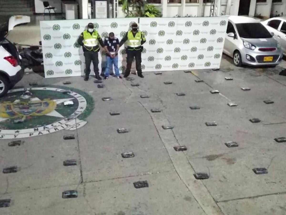 Incautan 67 kilos de cocaína del Clan del Golfo en Sucre