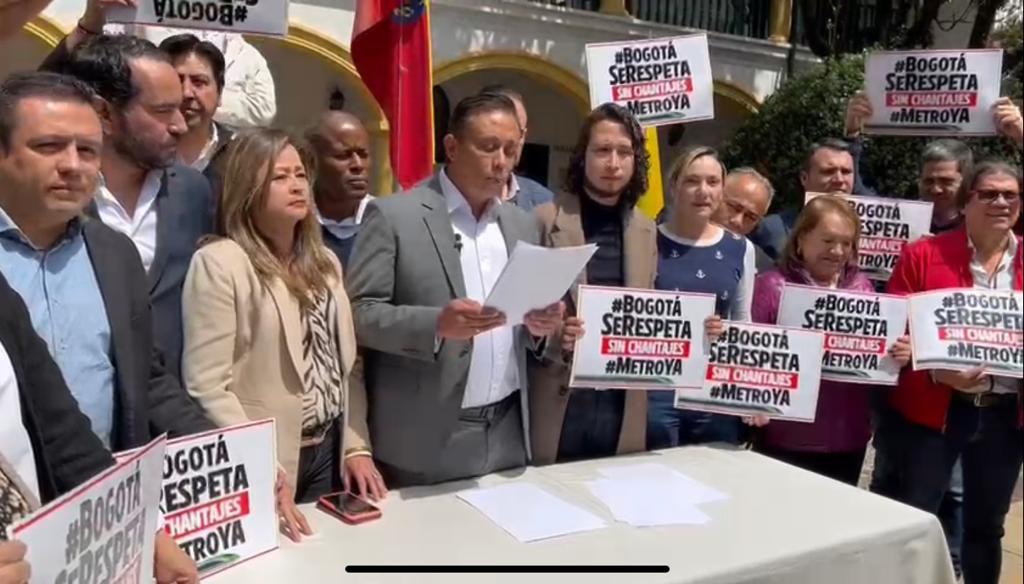 Concejales de Bogotá que firmaron la carta dirigida al Presidente Petro