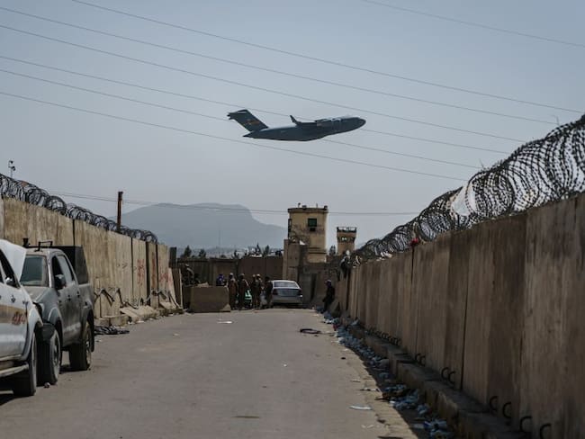 Despegó el último avión estadounidense de Kabul.