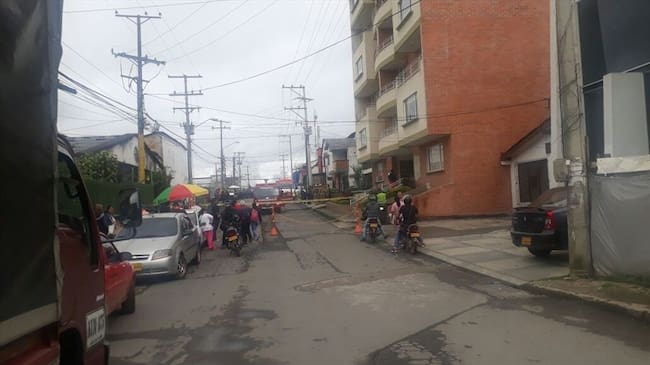 Hombre intentó prender fuego a sede de Medimás en Popayán. Foto: