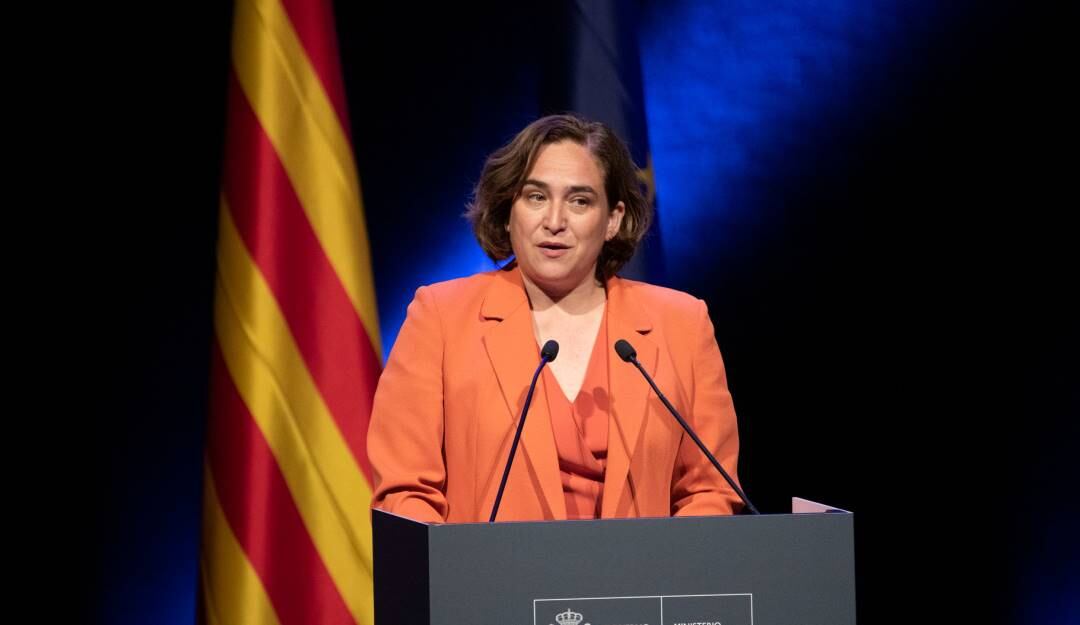 La alcaldesa de Barcelona, Ada Colau Ballano.                   Foto: Getty 