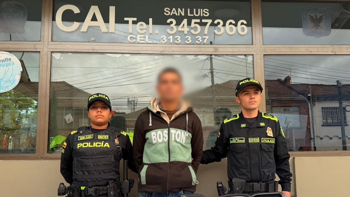 Capturan a ladrón de autopartes en la localidad de Teusaquillo: el hombre es reincidente