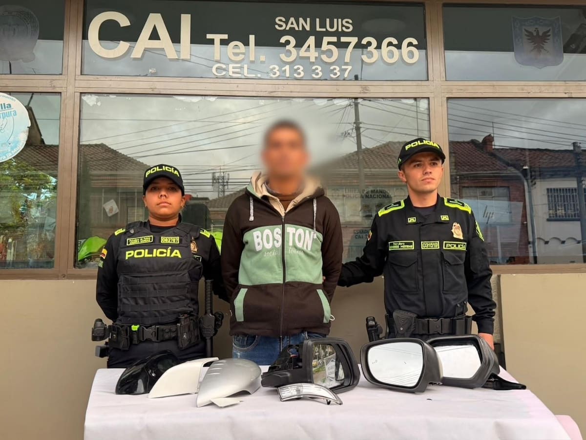 Capturan a ladrón de autopartes en la localidad de Teusaquillo: el hombre es reincidente