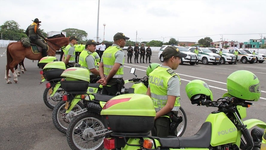 Policía Nacional. Foto: Colprensa
