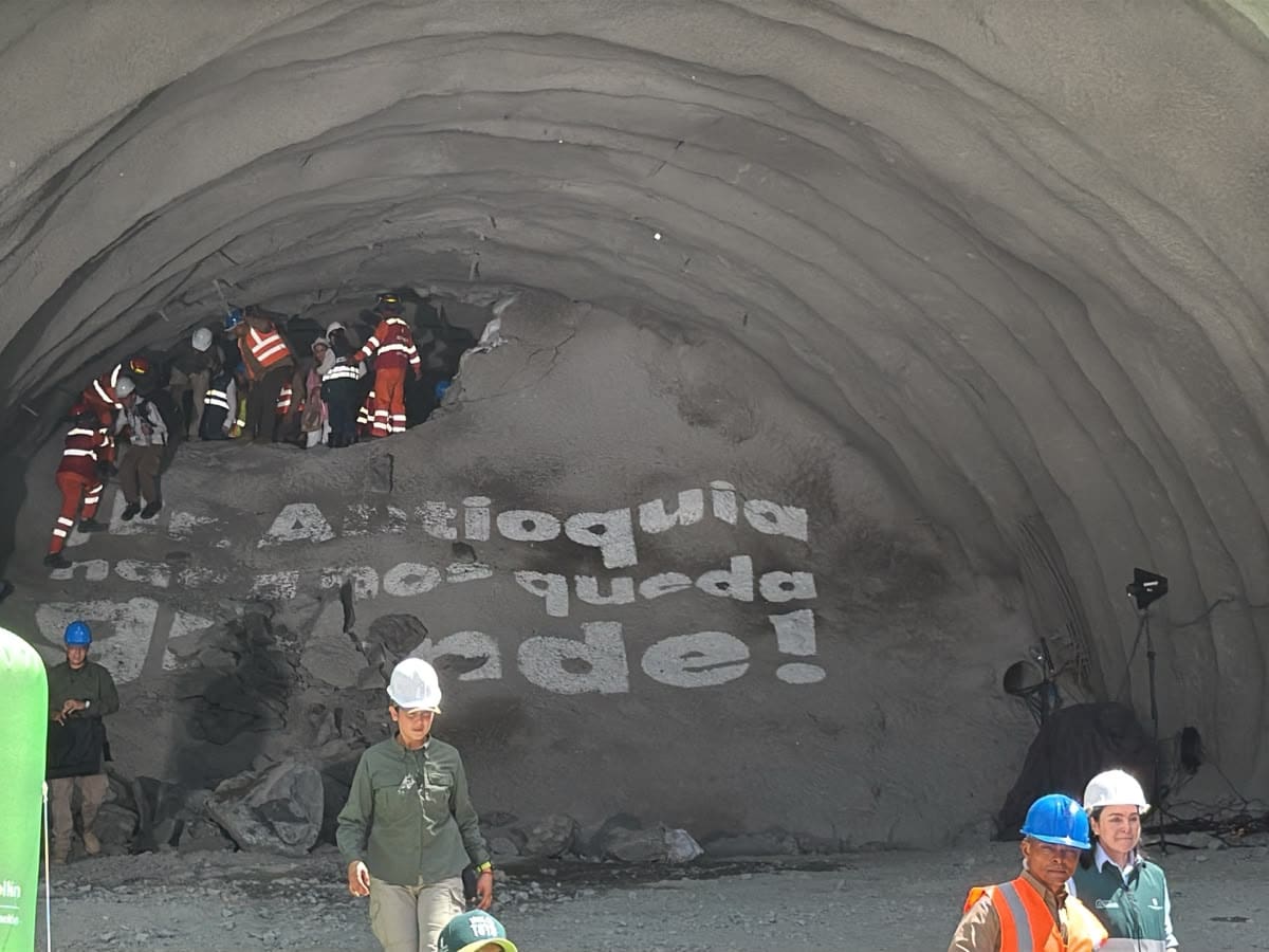 Túnel 0 marca un nuevo avance en la Vía al Mar hacia Urabá