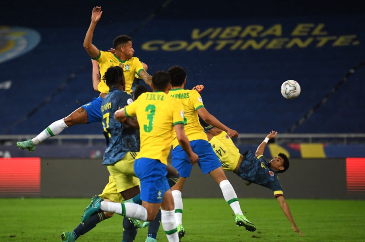 Gol de Luis Díaz frente a Brasil